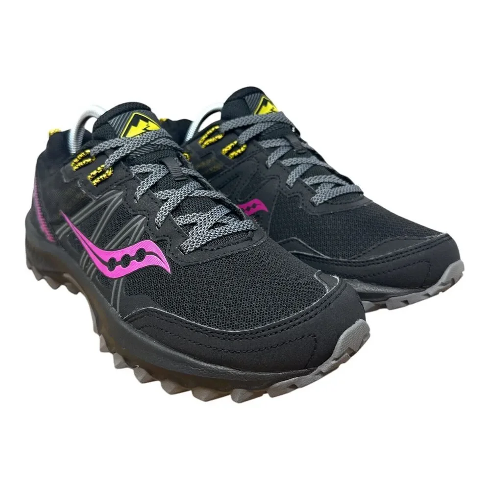 Saucony Black and Pink Athletic Shoes